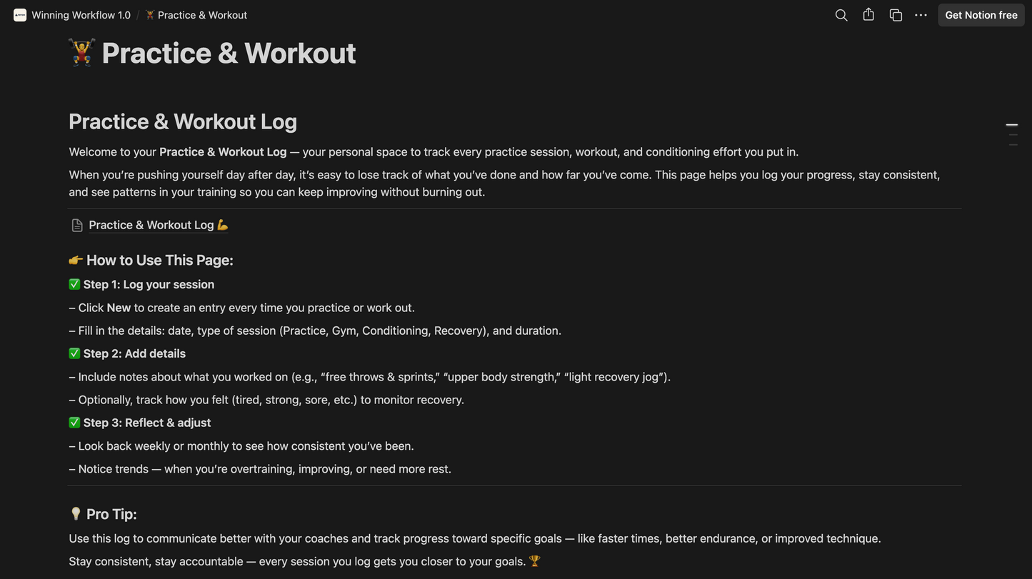 Winning Workflow 1.0