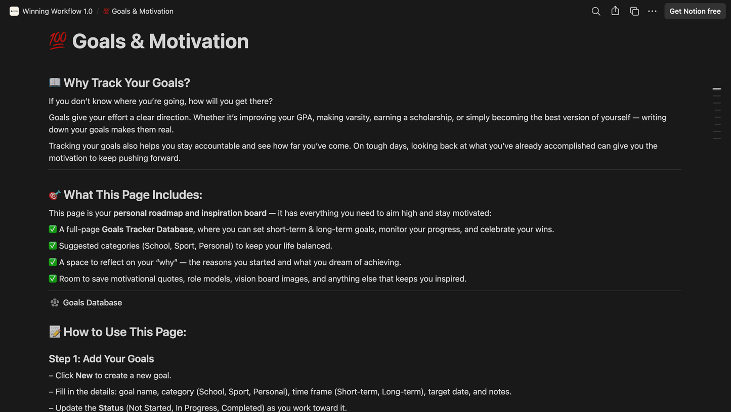 Winning Workflow 1.0