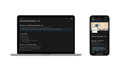 Winning Workflow 1.0